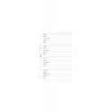Recharge pour organiser Filofax MOTS DE PASSE