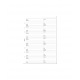 Recharge pour organiser Filofax CONTACTS