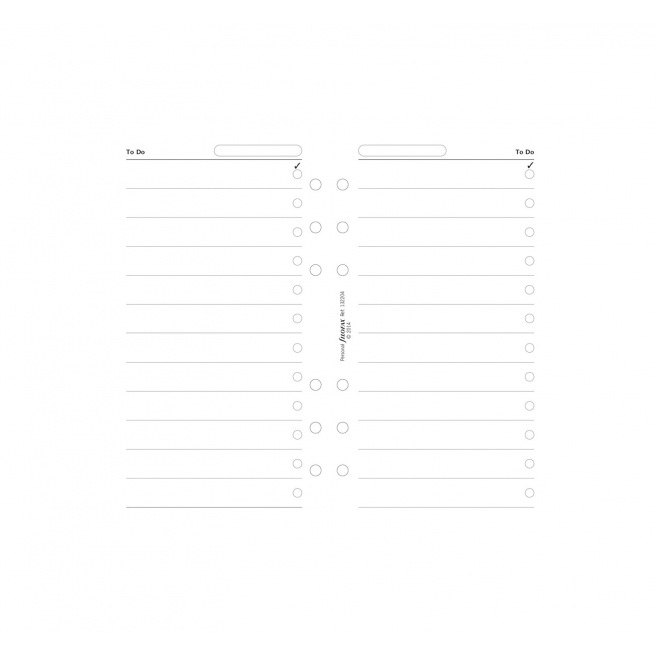Oplaad voor het organiseren van Filofax TO DO Oplaad voor het organiseren van Filofax TO DO
