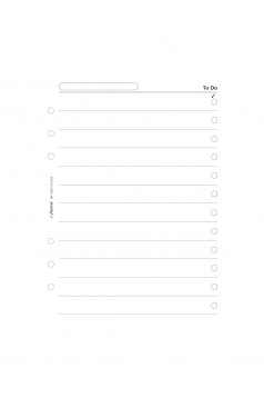 Oplaad voor het organiseren van Filofax TO DO