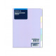 Intercalaires pour organiser Filofax - 6 onglets neutres - carton de couleur pastel