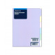 Tussenschotten voor het organiseren van Filofax - 6 neutrale tabs - pastelkleurig karton