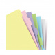 Tussenschotten voor het organiseren van Filofax - 6 neutrale tabs - pastelkleurig karton
