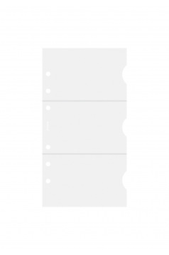 Hoesje voor het organiseren van Filofax CREDITCARDS