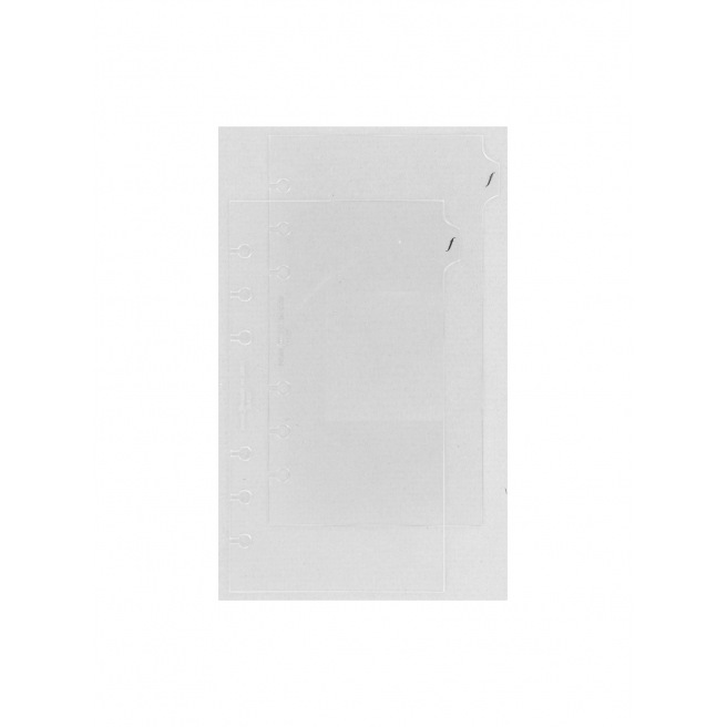 Feuille protectrice transparente pour organiser Filofax - étui de 2