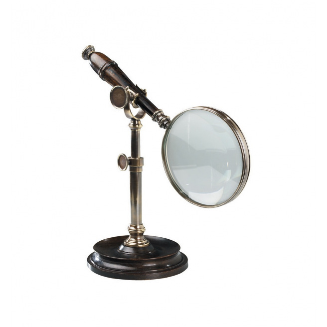 Authentic Models BRONZE Loep - 25 cm met standaard