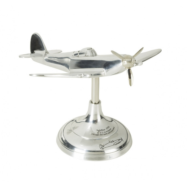 Vliegtuig op standaard Authentic Models SPITFIRE