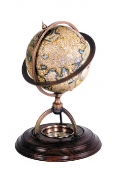 Globe Authentic Models MERCATOR avec boussole - 14,5 cm