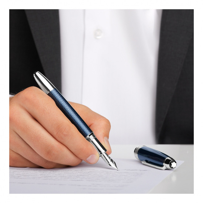 Montblanc MEISTERSTÜCK SOLITAIRE Blauw Uur Montblanc MEISTERSTÜCK SOLITAIRE Blauw Uur