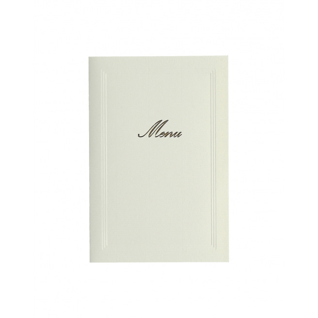 Crown Mill Menukaarten C6 - gouden inscriptie - pak van 6 Crown Mill Menukaarten C6 - gouden inscriptie - pak van 6