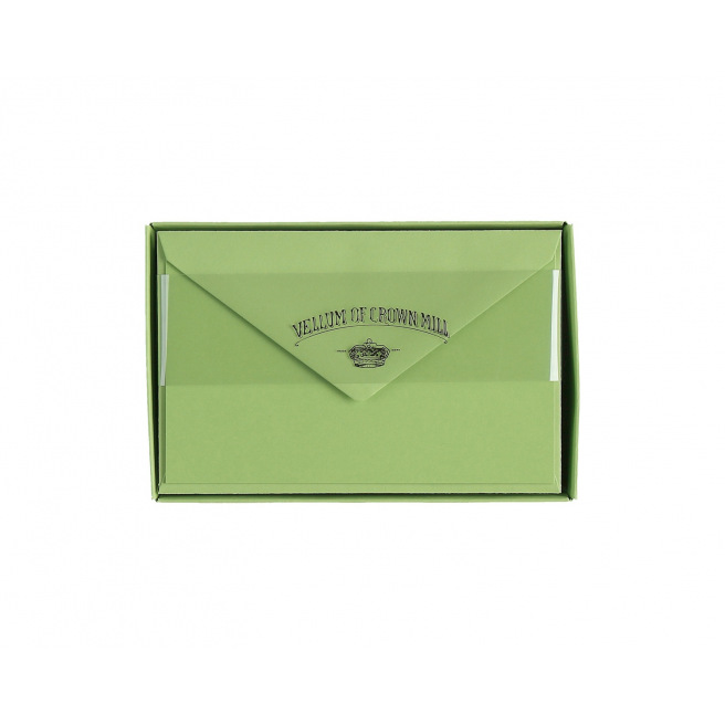 Cartes et enveloppes Crown Mill papier vélin