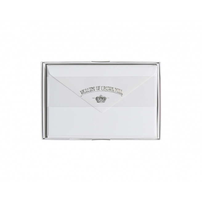 Cartes et enveloppes Crown Mill papier vélin
