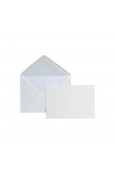 Cartes et enveloppes doublées Crown Mill - cello de 15