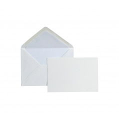 Cartes et enveloppes doublées Crown Mill - cello de 15 Cartes et enveloppes doublées Crown Mill - cello de 15
