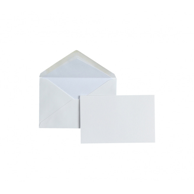 Cartes et enveloppes doublées Crown Mill - cello de 15