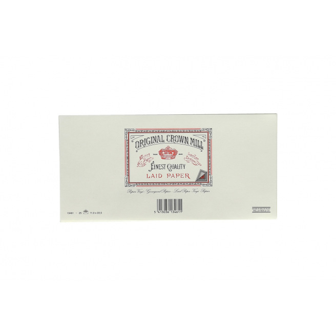 Enveloppes doublées Crown Mill - cello de 25 Enveloppes doublées Crown Mill - cello de 25