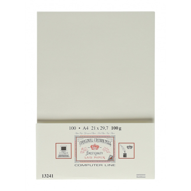 Papier vergé Crown Mill COMPUTER LINE - A4 Papier vergé Crown Mill COMPUTER LINE - A4