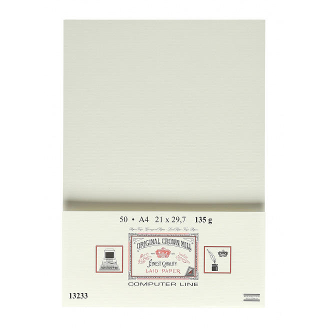 Crown Mill COMPUTER LINE Vergé-papier - A4 Crown Mill COMPUTER LINE Vergé-papier - A4