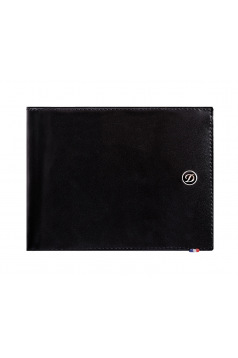 Portefeuille S.T.Dupont Line D en cuir - 8 cartes - noir