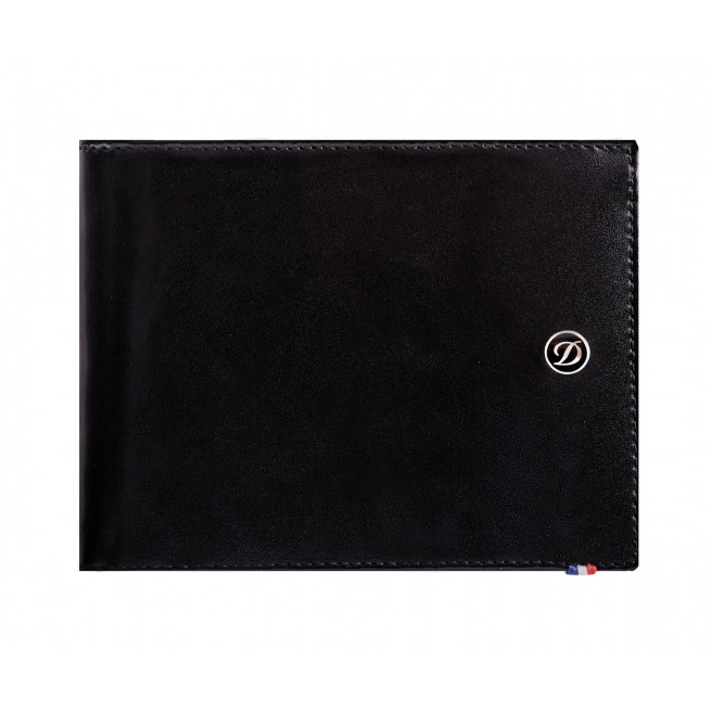 Portefeuille S.T.Dupont Line D en cuir - 8 cartes - noir