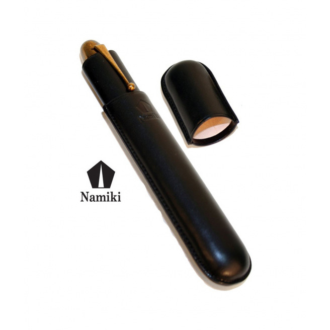 Etui pour stylo Namiki en cuir noir