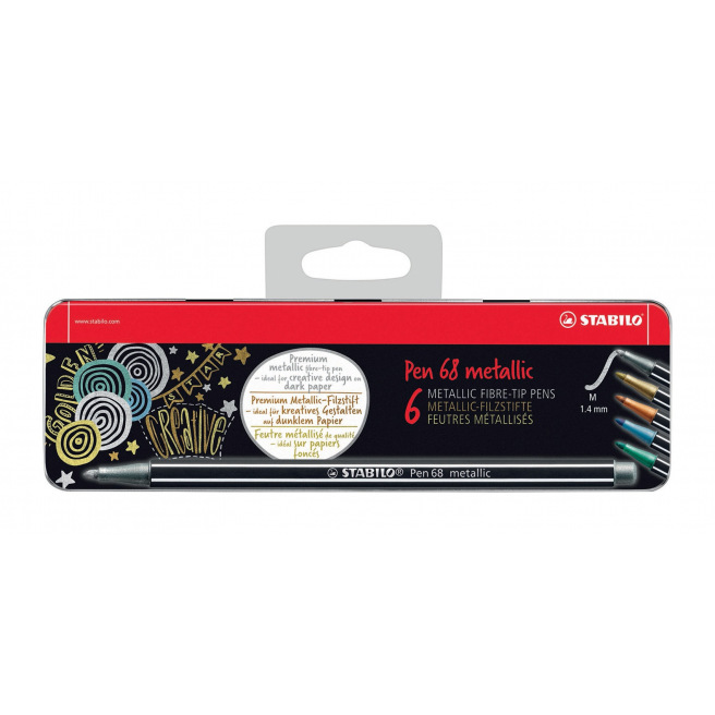 Stabilo PEN 68 METALLIC viltstift Stabilo PEN 68 METALLIC viltstift