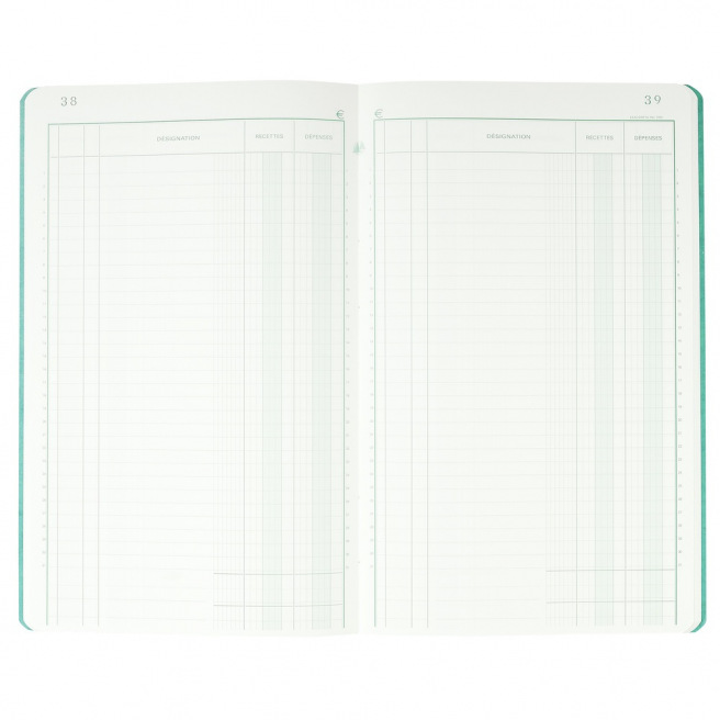 Carnet piqûre RECETTES DEPENSES Exacompta 930E - 19 x 21 cm Carnet piqûre RECETTES DEPENSES Exacompta 930E - 19 x 21 cm