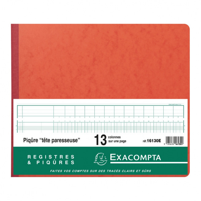 Exacompta KOLONNEN register met LUIE KOP Exacompta KOLONNEN register met LUIE KOP