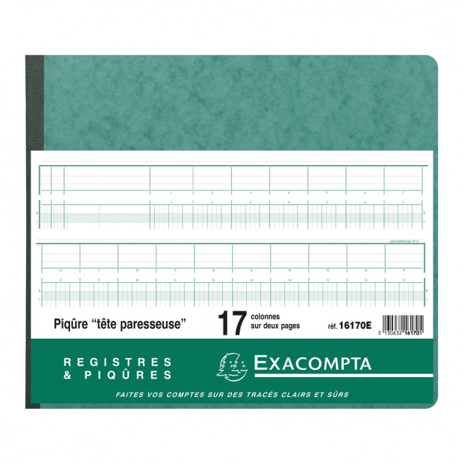 Exacompta KOLONNEN register met LUIE KOP Exacompta KOLONNEN register met LUIE KOP