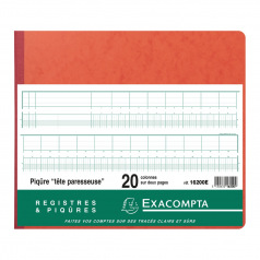 Exacompta KOLONNEN register met LUIE KOP