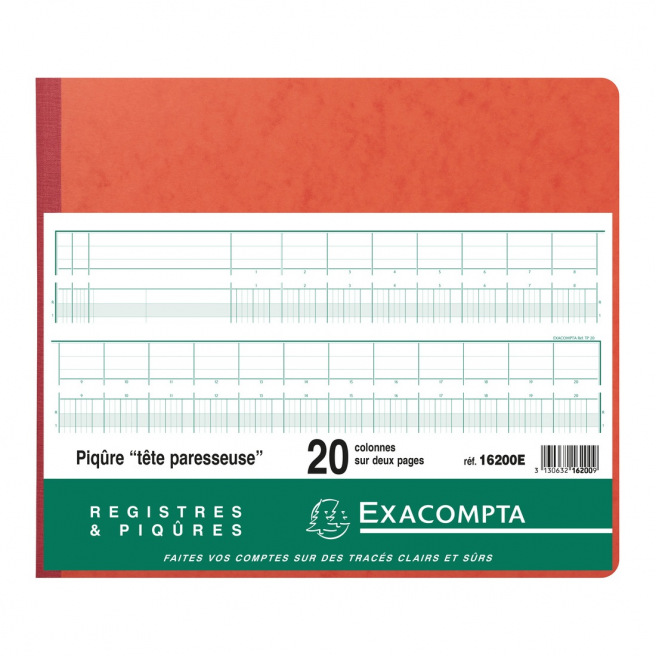 Exacompta KOLONNEN register met LUIE KOP Exacompta KOLONNEN register met LUIE KOP