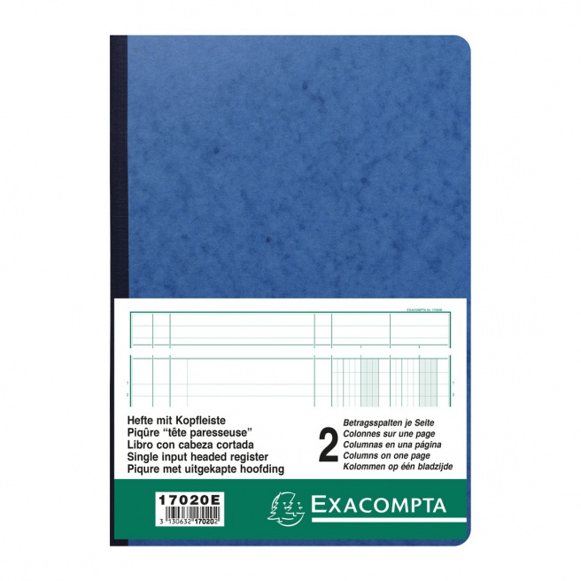 Exacompta KOLONNEN register met LUIE KOP Exacompta KOLONNEN register met LUIE KOP