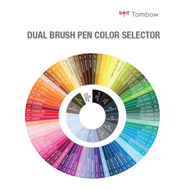 Feutre Tombow ABT Dual Brush Pen Feutre Tombow ABT Dual Brush Pen