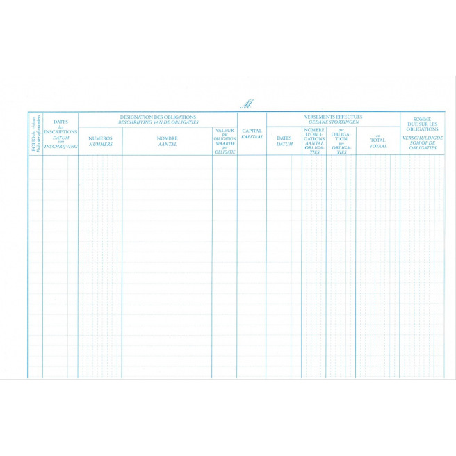 Nias Register BOEK VAN OBLIGATIEHOUDERS