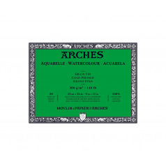 ARCHES aquarelpapier 300 g blok - 4 gelijmde zijden ARCHES aquarelpapier 300 g blok - 4 gelijmde zijden