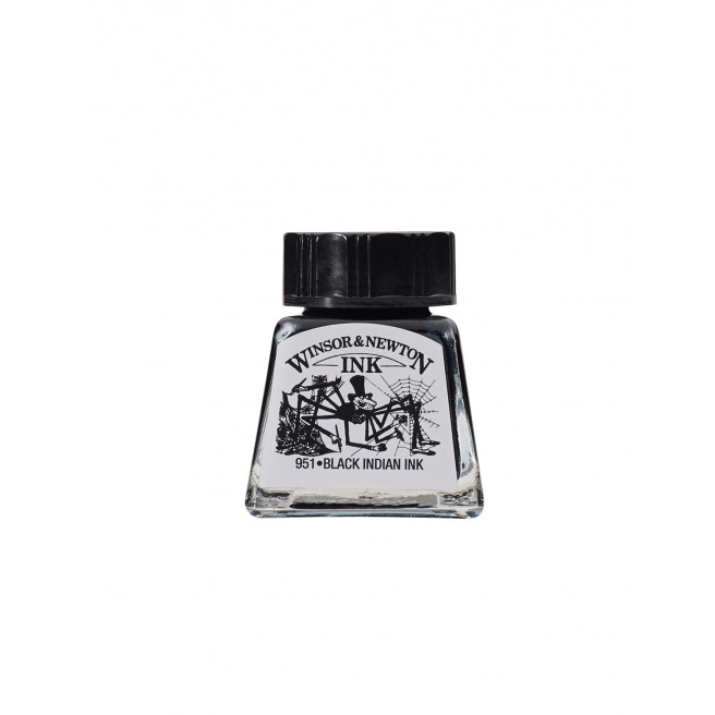 Winsor & Newton zwarte tekeninkt - 14 cc