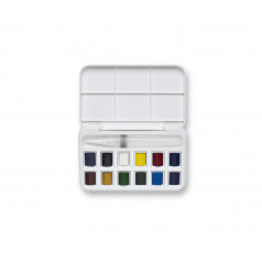 Winsor & Newton COTMAN aquarelset met waterreservoir penseel Winsor & Newton COTMAN aquarelset met waterreservoir penseel