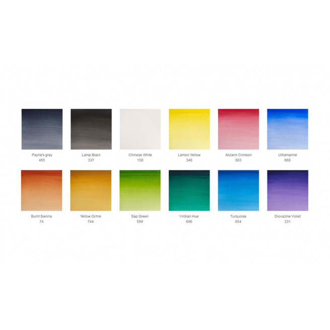 Winsor & Newton COTMAN aquarelset met waterreservoir penseel Winsor & Newton COTMAN aquarelset met waterreservoir penseel