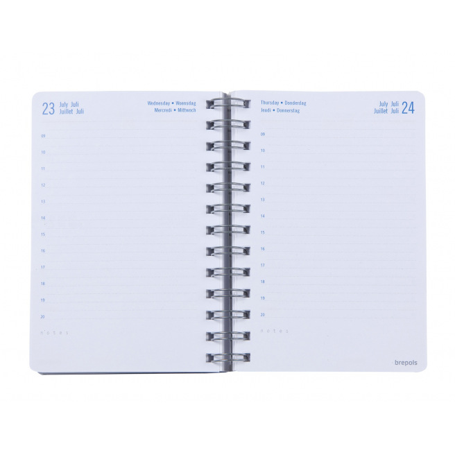 Schoolagenda Brepols SCOLAIRE - 11,5 x 16,9 cm - 1 dag per pagina