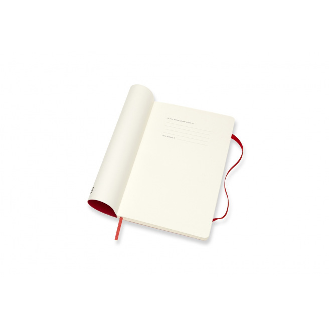 Moleskine Agenda 18 MAANDEN - Groot 13 x 21 cm - 1 week over 2 pagina's met notities