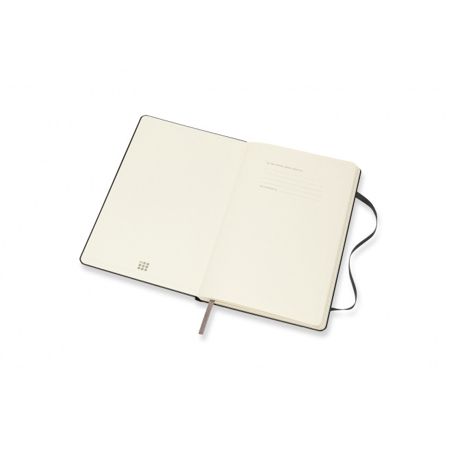 Agenda Moleskine 18 MOIS - Large 13 x 21 cm - 1 semaine sur 2 pages avec notes