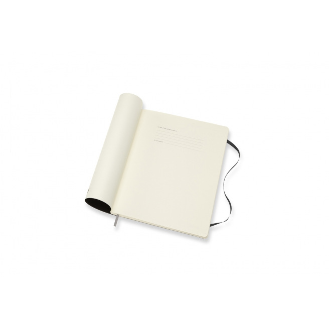 Agenda Moleskine 18 MOIS - XL 19 x 25 cm - 1 semaine sur 2 pages avec notes