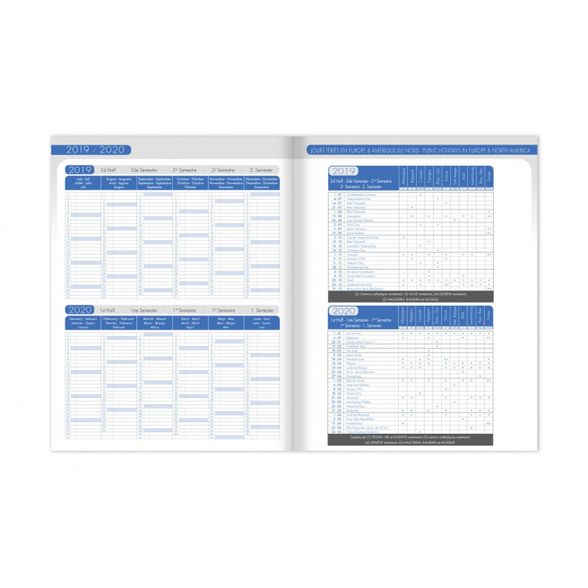 Clairefontaine WHEN 17 schoolagenda - 16 x 22 cm - 2 dagen per pagina