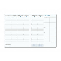 Agenda scolaire Exacompta SAS 27 - 21 x 27 cm - 1 semaine sur 2 pages