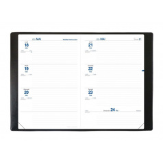 Schoolagenda Quo Vadis TEXTHEBDO - 16 x 24 cm - 1 week op 2 pagina's
