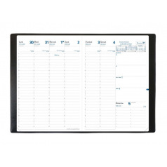 Schoolagenda Quo Vadis EU 09/09 - 21 x 29,7 cm - 1 week over 2 pagina's
