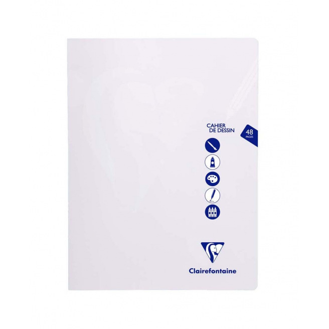 Geniet tekenboek CLAIREFONTAINE MIMESYS - 24 X 32 cm - 125 g