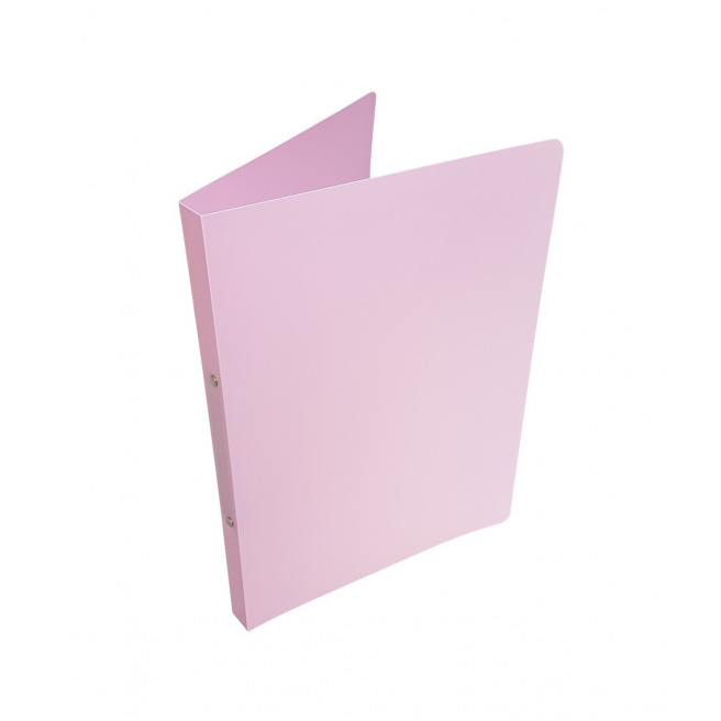 Map met 2 ringen van zacht PASTEL-kunststof - A4 Map met 2 ringen van zacht PASTEL-kunststof - A4