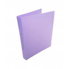 Classeur à 2 anneaux en plastique souple PASTEL - A4