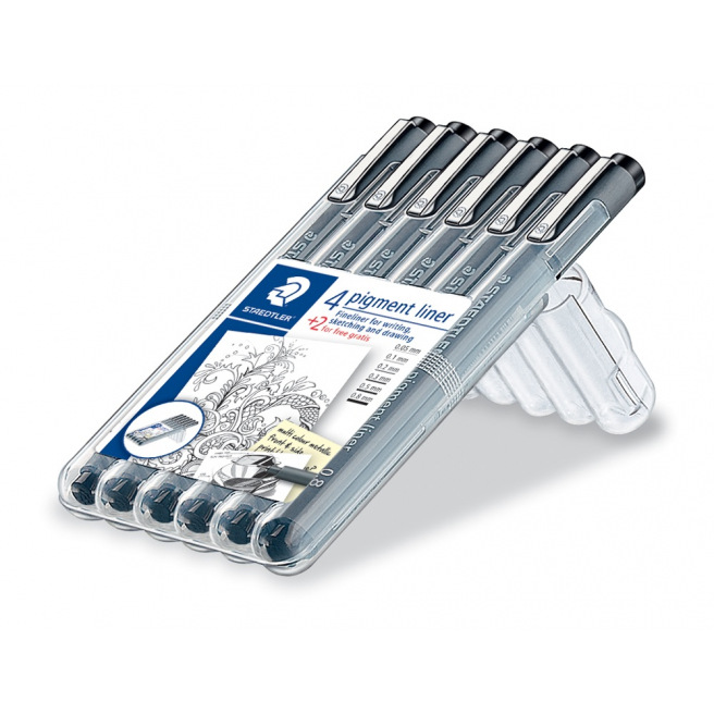 Gecalibreerde viltstift Staedtler PIGMENT LINER - gecalibreerde punt